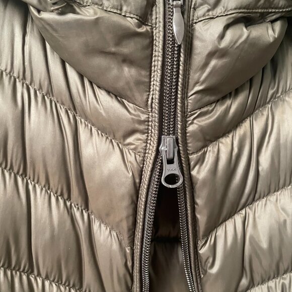 Ultra Light Down Long Coat with Hood - Picture 6 of 6